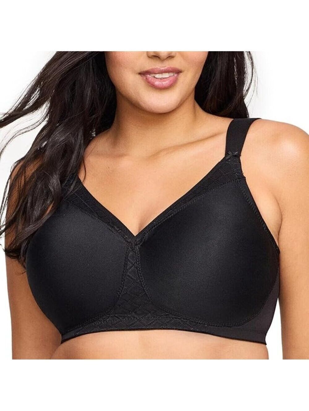 ✨ Glamorise 1080 Full Figure MagicLift Non-Padded Wirefree T-Shirt Bra 46G NWOT
